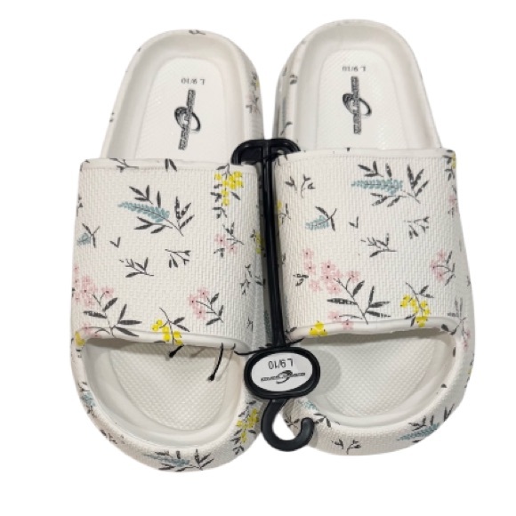 comfort Trendz Shoes - COMFORT TRENDZ Floral Lightweight Slides NEW 9/10